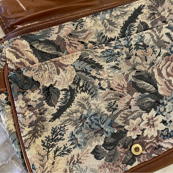 retro floral tapestry purse and pouch - Picture 5 of 15